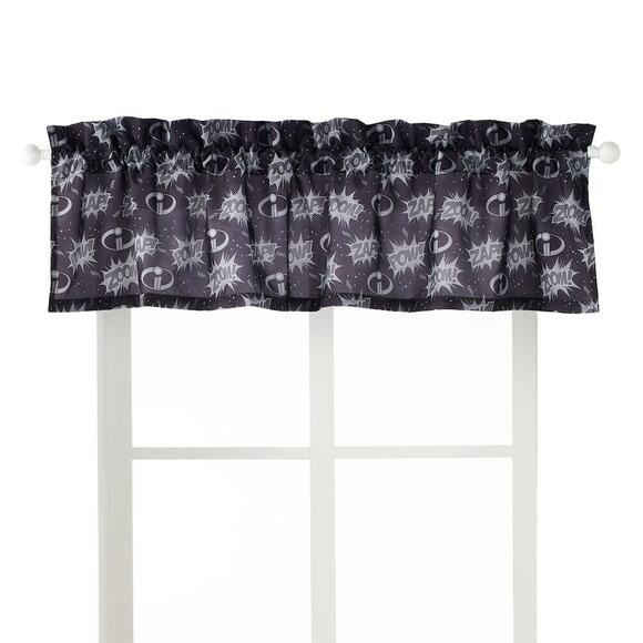 The Incredibles 2 Disney Pixar Window Valance Super Hero Curtain Bedroom Decor - Picture 2 of 5